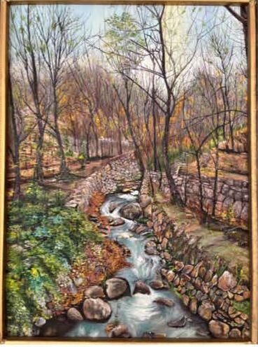 Whispers of the Leaves - a Paint Artowrk by Alireza Fazlali Serkani